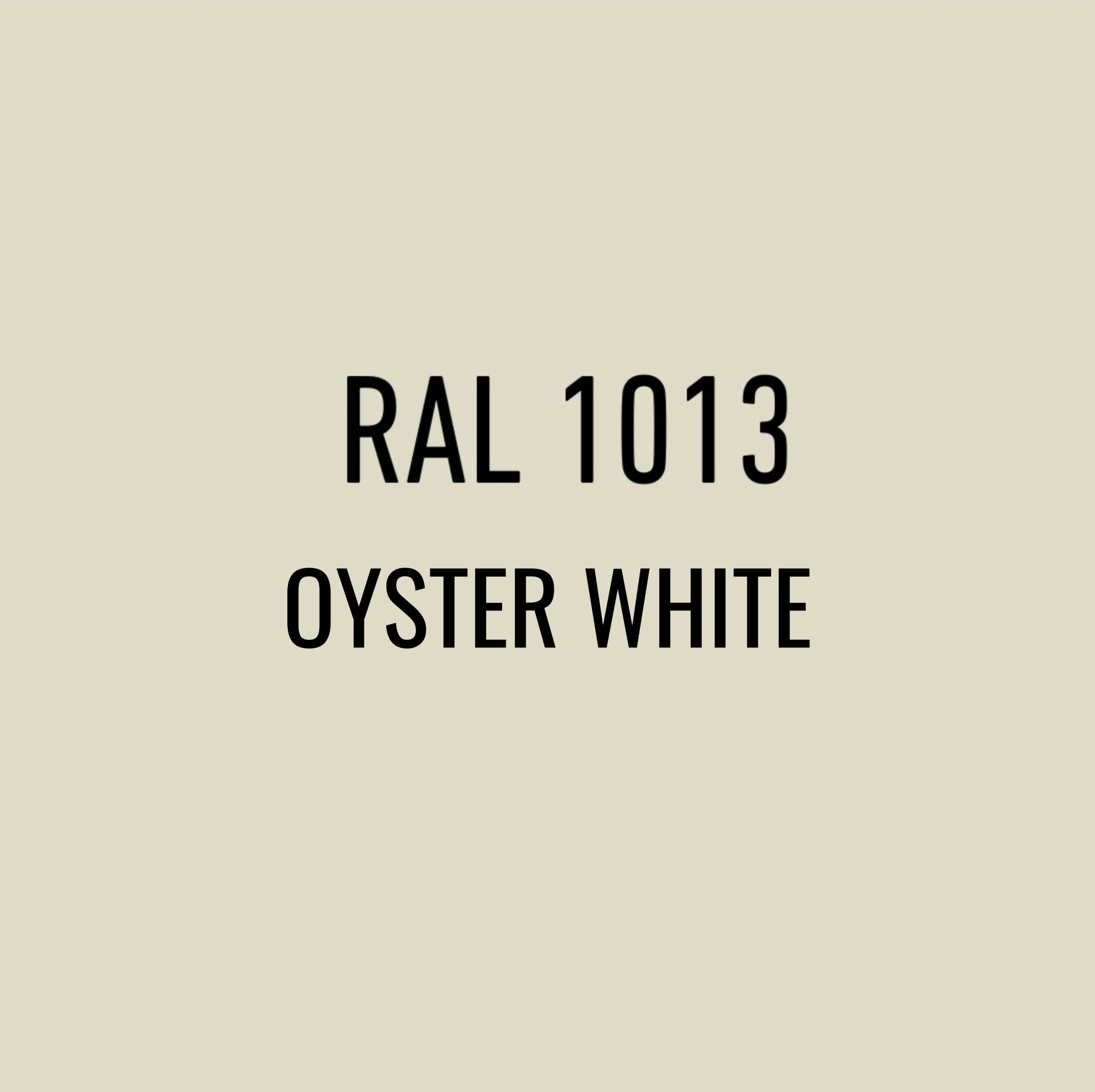 RAL1013 - Oyster White - Light Beige/Off White